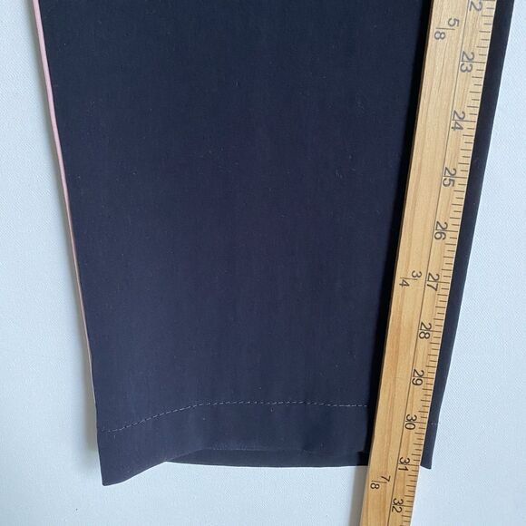 Marc Cain Wide Leg Pants Women L Black Relaxed Designer Old Money Quiet Luxury - Picture 7 of 11